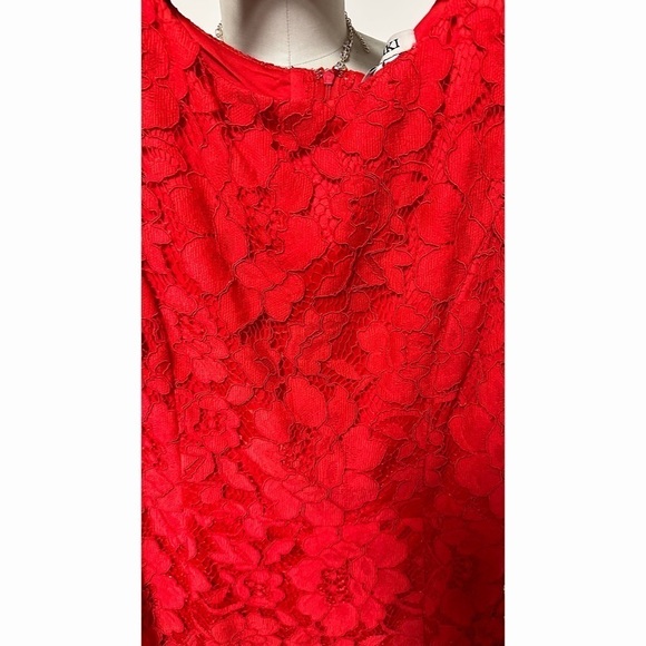 RED Lace Dress - Picture 2 of 4